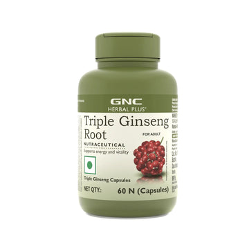 GNC Herbal Plus Triple Ginseng Root
