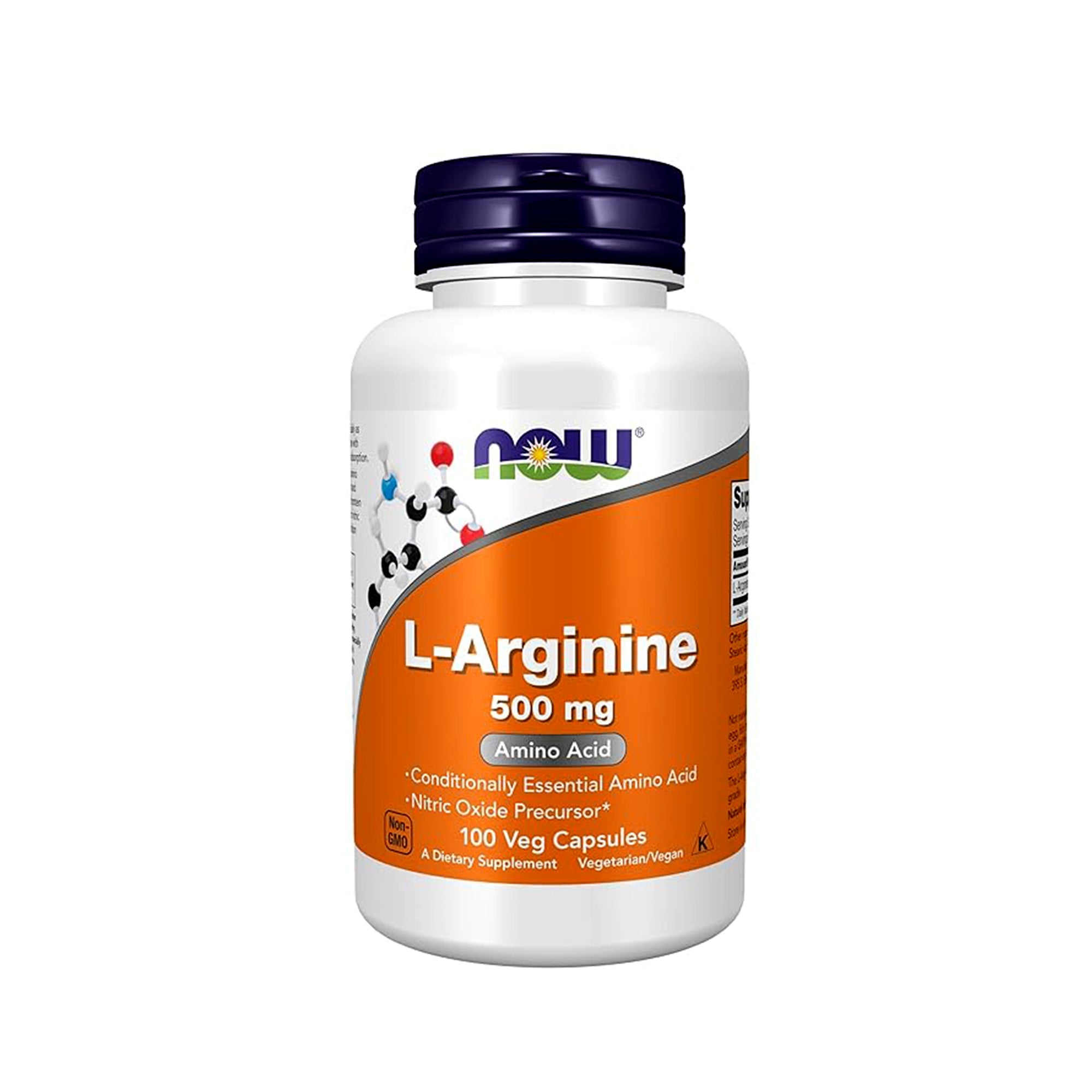 Now Foods L-Arginine 500mg 100 Capsules