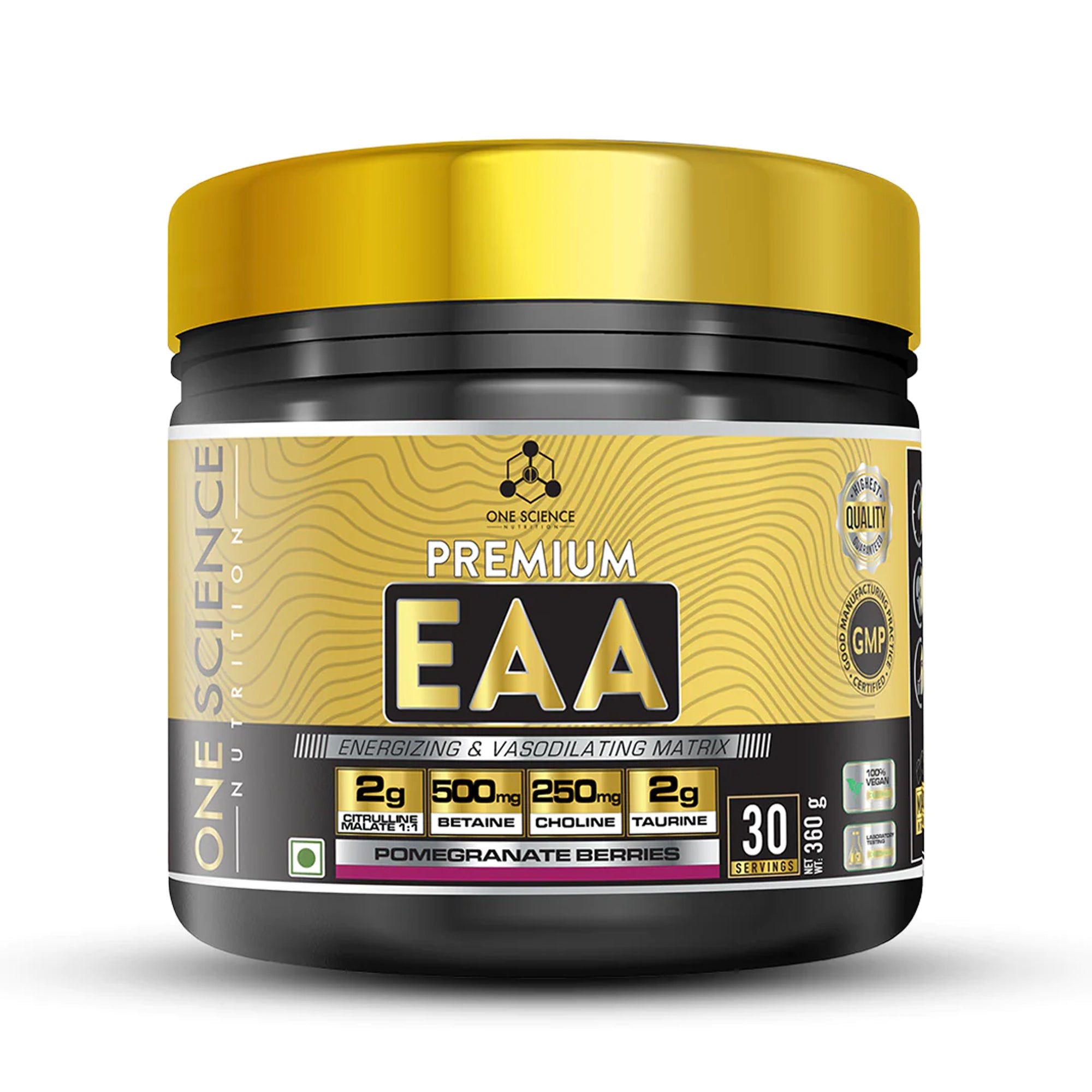 One Science Nutrition EAA (Essential Amino Acids) Energizing and Vasodilating Matrix
