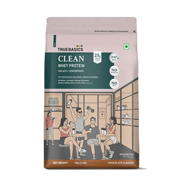 True Basics Clean Whey Protein  Isolate+ Concentrate