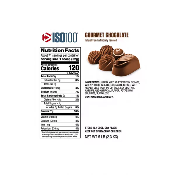 DYMATIZE ISO 100 (Gourmet Chocolate) Whey Protein Price in India - Buy  DYMATIZE ISO 100 (Gourmet Chocolate) Whey Protein online at