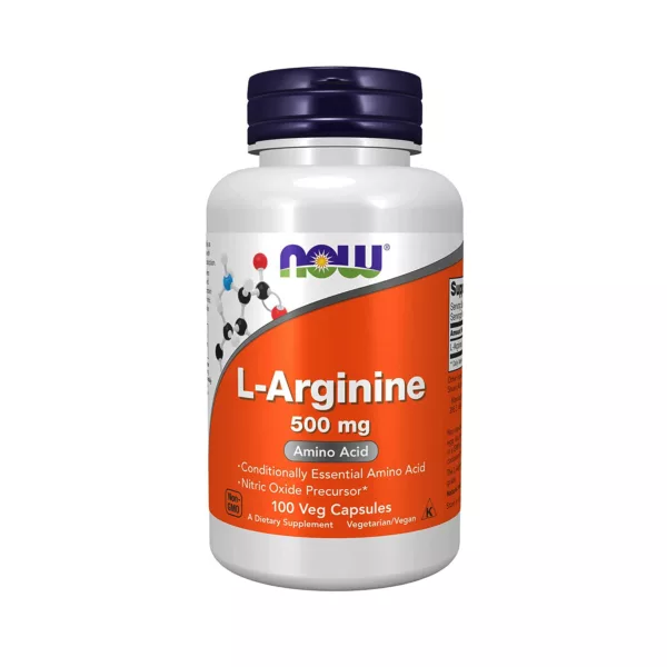 Now Foods L-Arginine 500mg 100 Capsules
