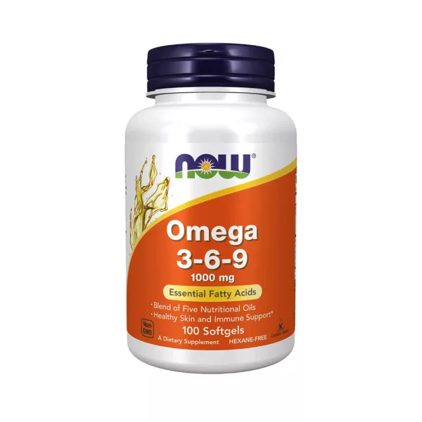 Now Foods Omega 3-6-9 1000 mg 100 Softgels