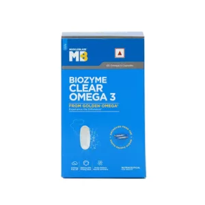 Buy 60 Capsules of MuscleBlaze Biozyme Omega-3 Fish Oil Online in India